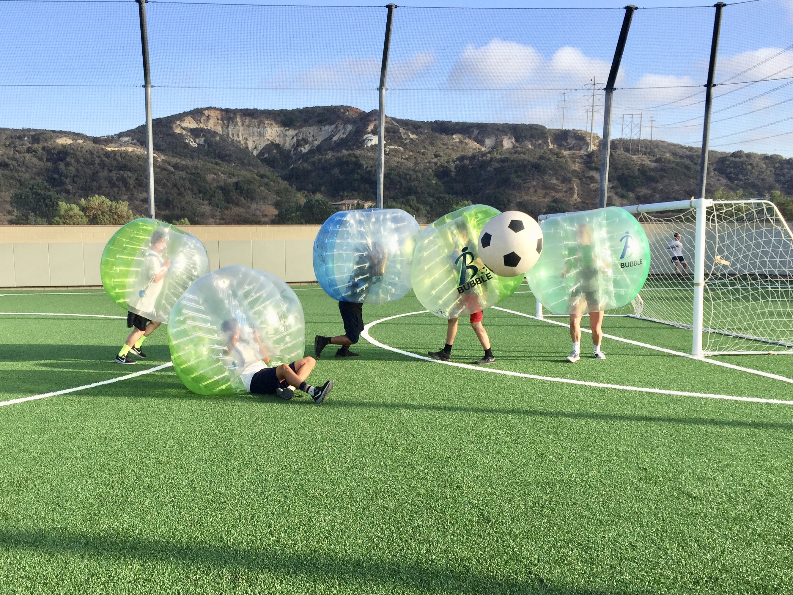 Bubble Soccer at the San Diego Gulls Ice Rink